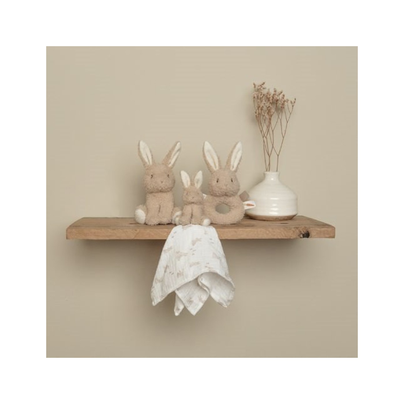 Soft Gift Box with Dudù, Peluche, and Rattle - Little Dutch