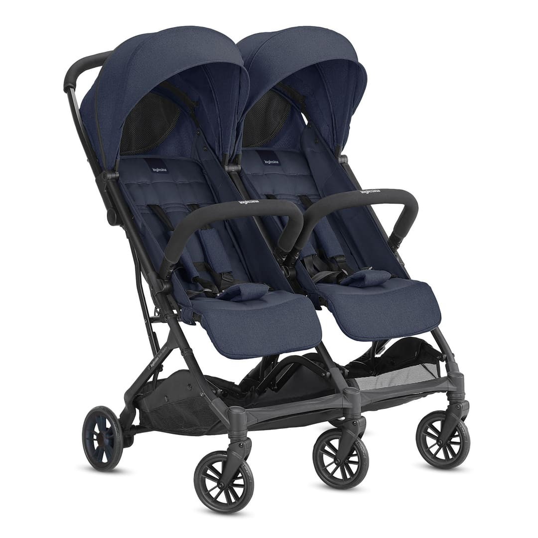 Passeggino doppio gemellare Twin Sketch Blu Navy - By Inglesina